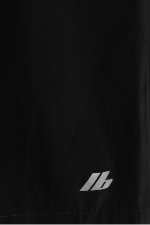 Balenciaga Shorts with Printed Logo