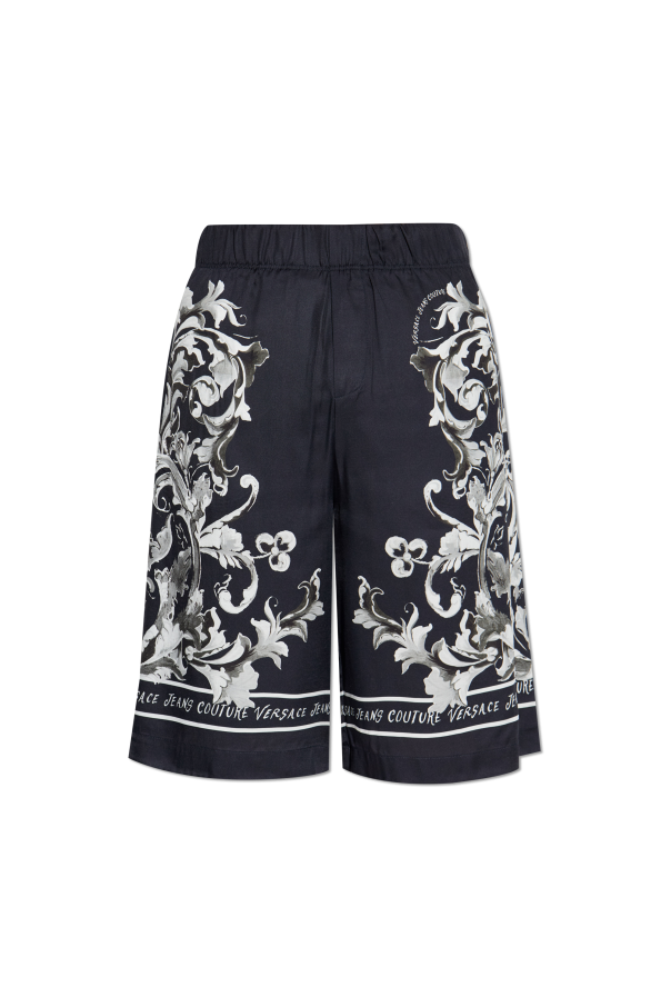 Shorts with "barocco" print od Versace Jeans Couture