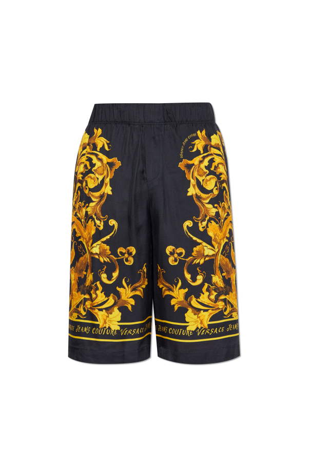 Shorts with 'barocco' print od Versace Jeans Couture