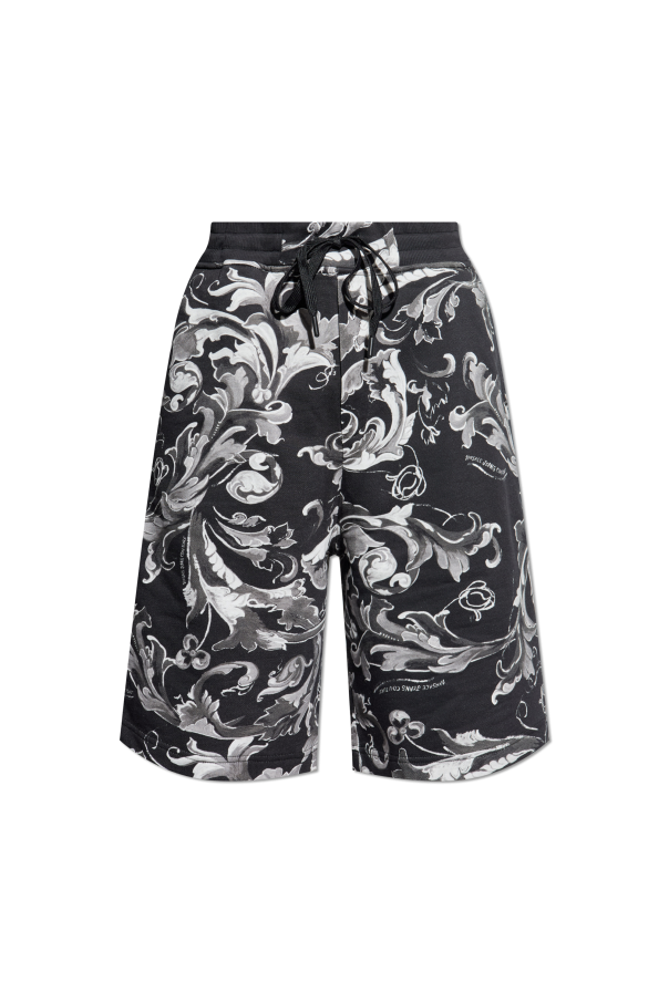 Shorts with 'Barocco' print od Versace Jeans Couture
