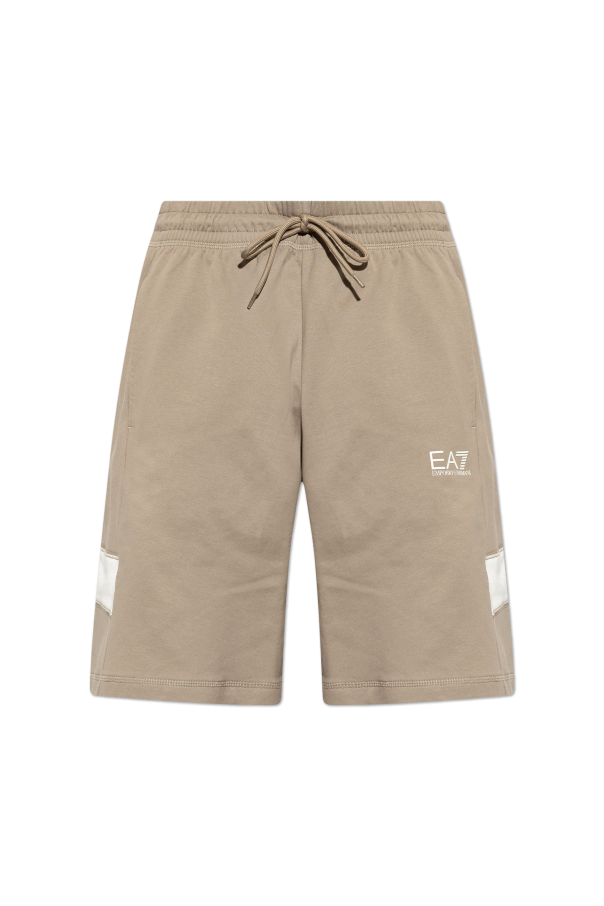 Sweat shorts with printed logo od EA7 Emporio Armani