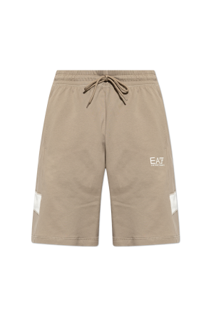 Pantalones cortos deportivos con logo estampado