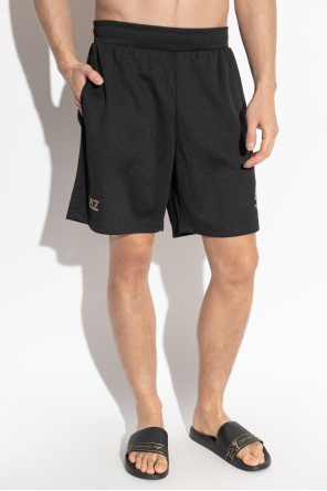 EA7 Emporio Armani Pantalones cortos con logo estampado