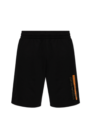 Sweat shorts with printed logo