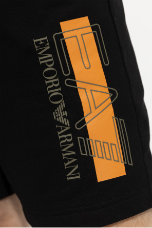 EA7 Emporio Armani Sweatshorts mit aufgedrucktem Logo