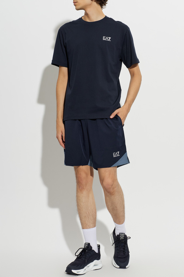 EA7 Emporio Armani Shorts with printed logo
