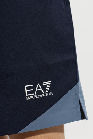 EA7 Emporio Armani Shorts with printed logo