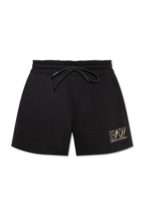Shorts with printed logo od EA7 Emporio Armani