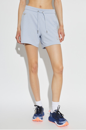 EA7 Emporio Armani Logo sweat shorts