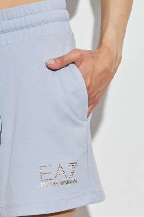 EA7 Emporio Armani Logo sweat shorts