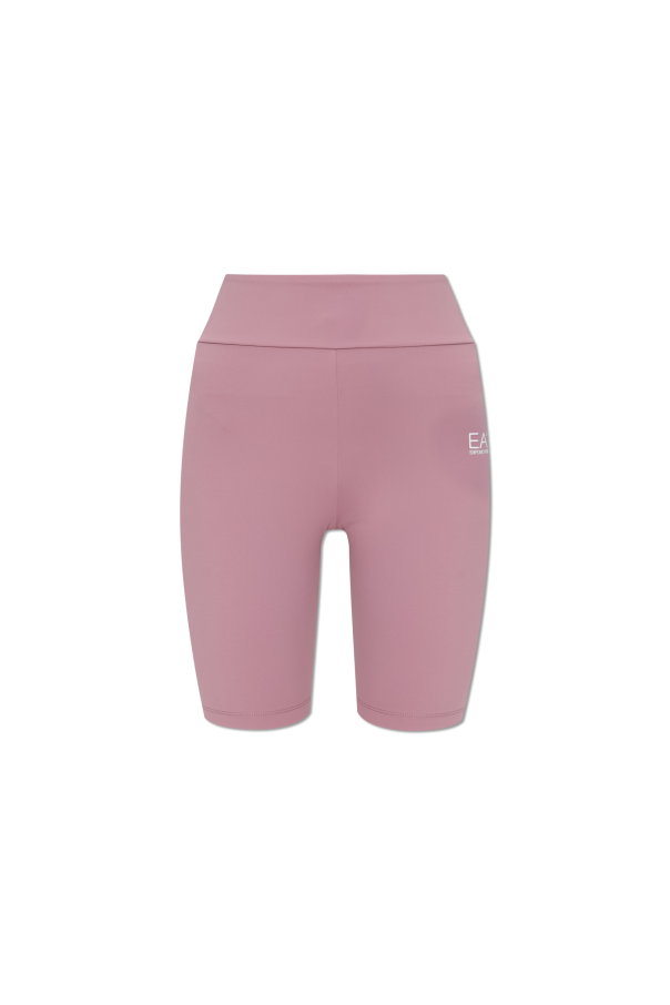 Training shorts with printed logo od EA7 Emporio Armani