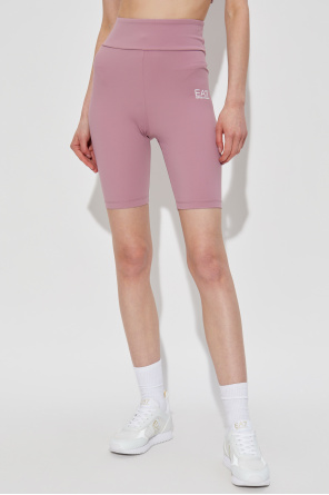 EA7 Emporio Armani Training shorts with printed logo