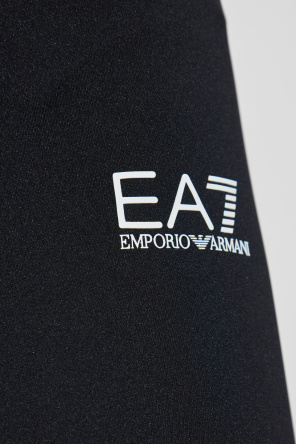 EA7 Emporio Armani Training shorts with printed logo