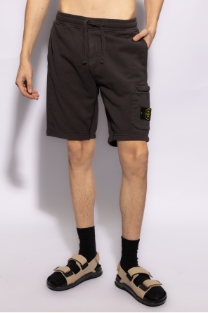 Stone Island Sweat shorts with logo