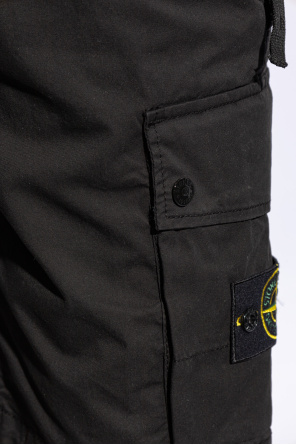 Stone Island Shorts with a patch