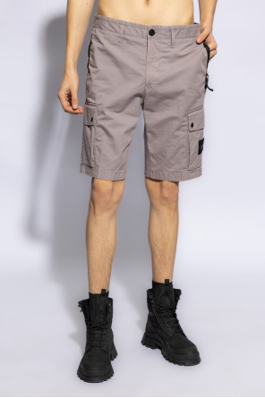 Stone Island Shorts with a patch