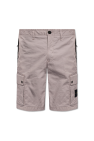 Stone Island Shorts with a patch