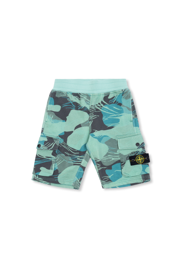 Patterned shorts od Stone Island Kids