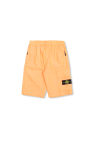 gradient-effect elasticated-waist deck shorts
