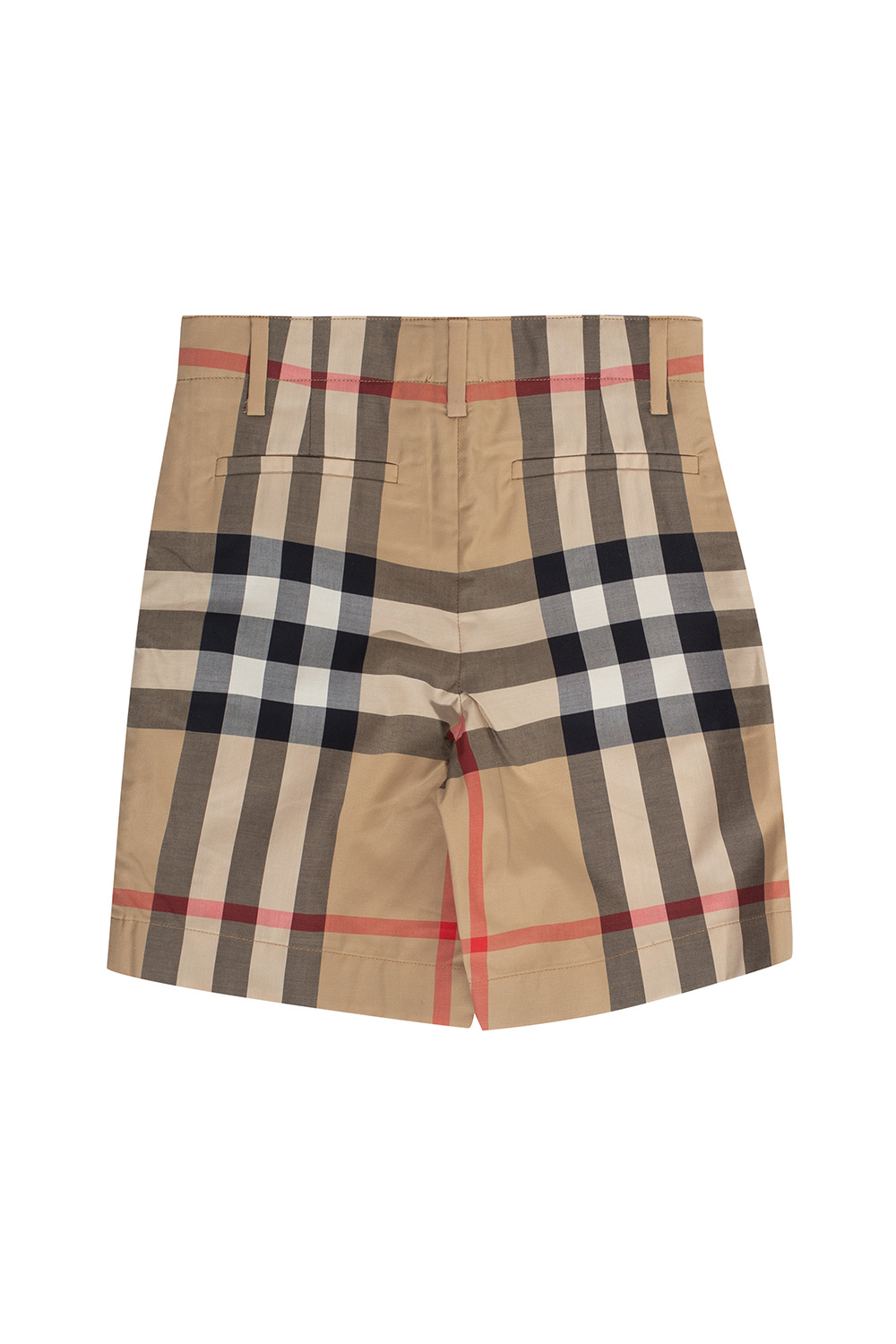 burberry Brown Kids Checked shorts