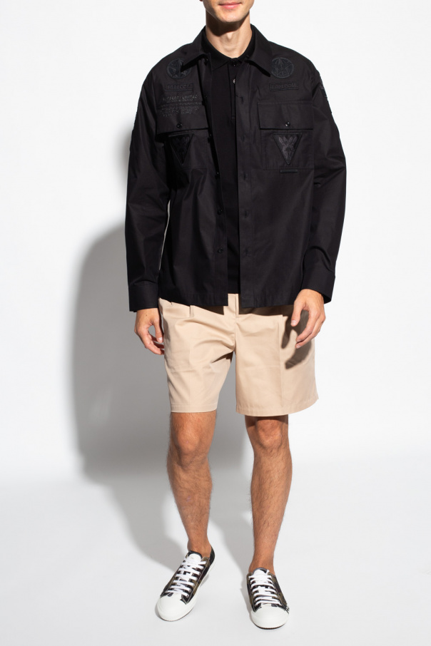 burberry contrast Cotton shorts