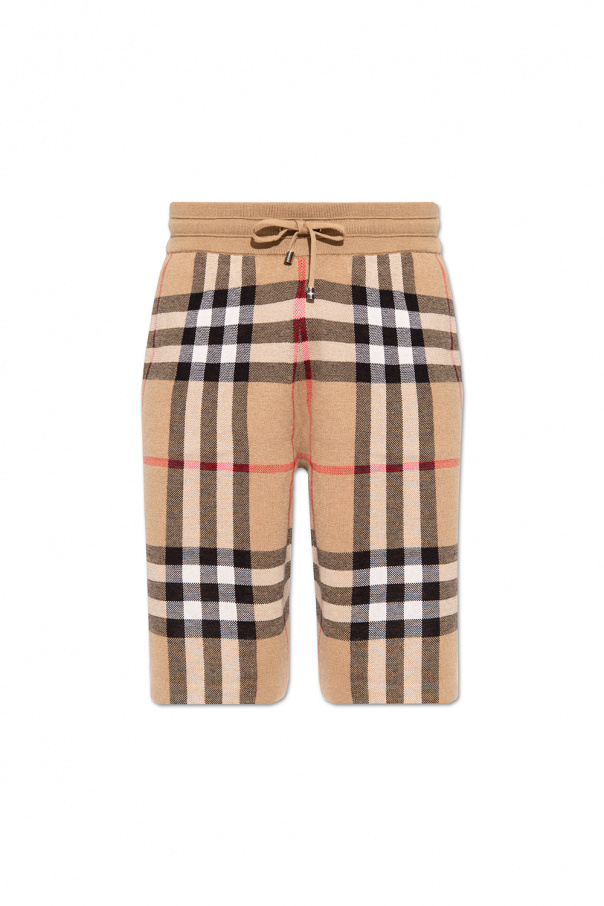 burberry block ‘Weaver’ checked shorts