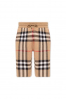 burberry stripe ‘Weaver’ checked shorts