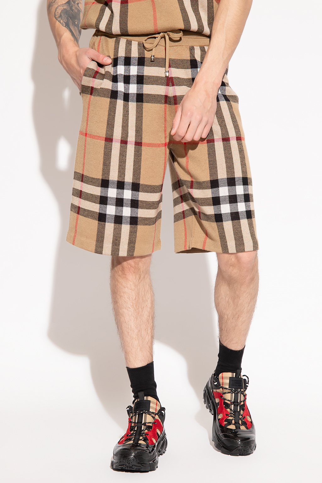 burberry Nova ‘Weaver’ checked shorts