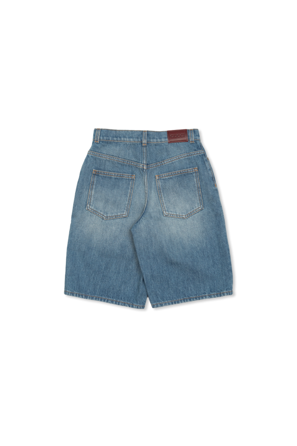 Gucci Kids Pantalones cortos vaqueros