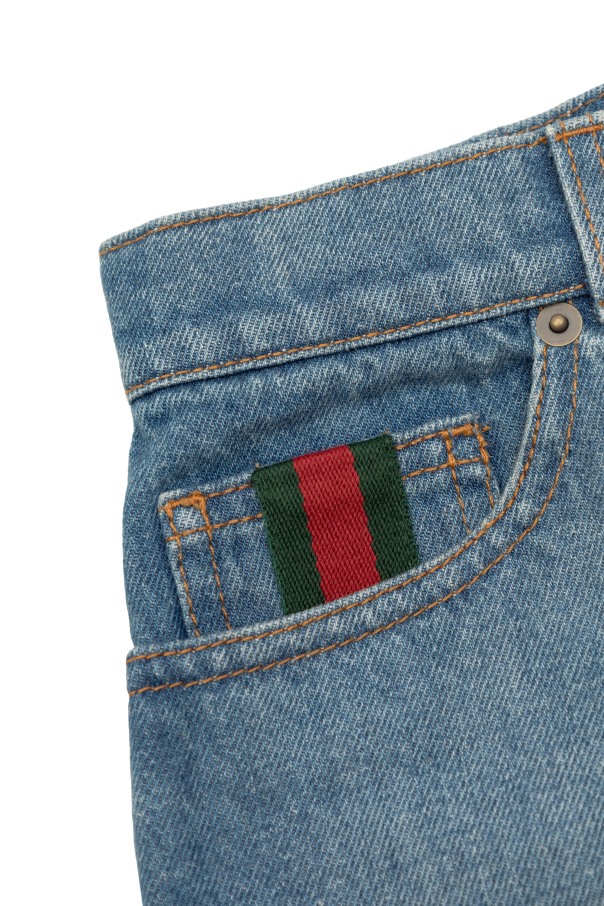 Gucci Kids Pantalones cortos vaqueros