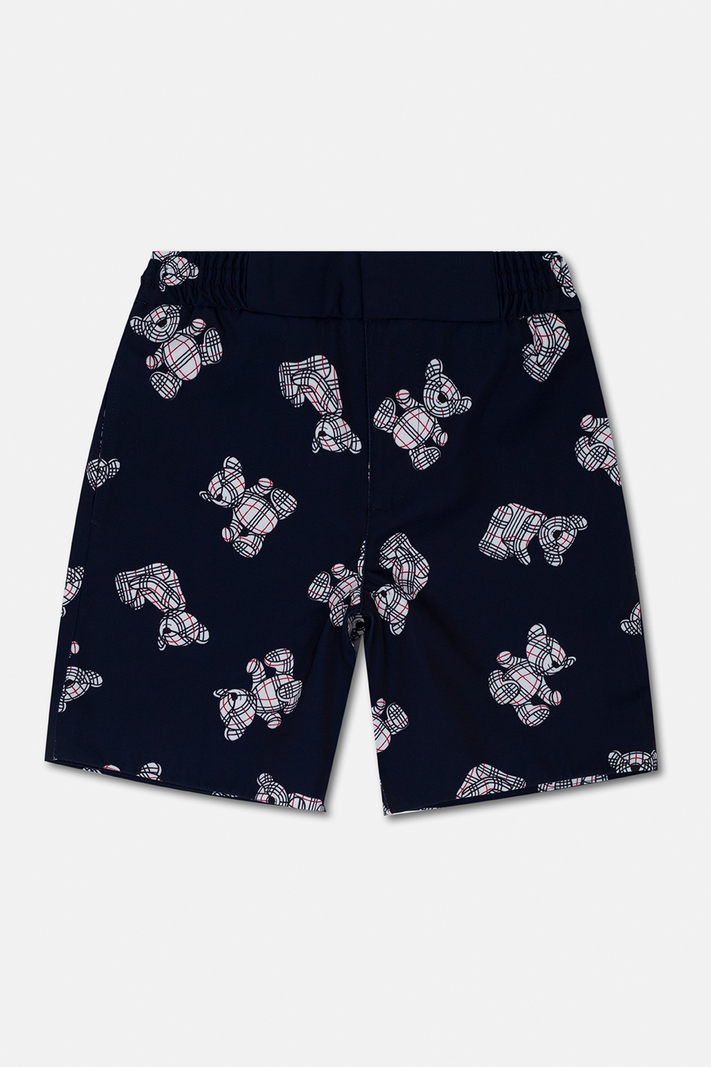 burberry Check Kids ‘Leonard’ printed shorts