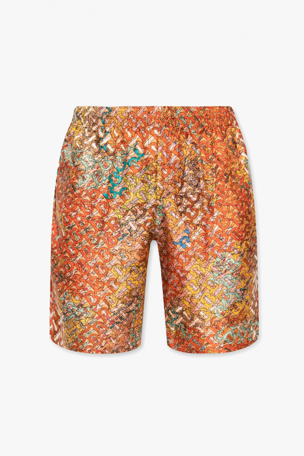 Burberry ‘Bradeston’ patterned silk shorts