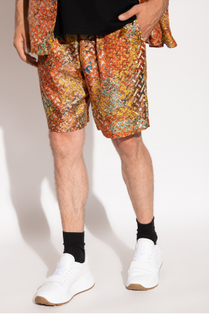 Burberry ‘Bradeston’ patterned silk shorts
