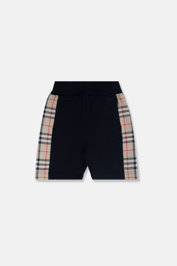 Burberry Haymarket Kids ‘Nolen’ patterned shorts