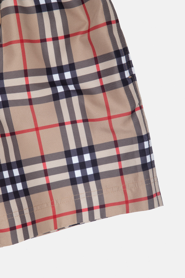 Burberry Kids ‘Malcolm’ checked shorts