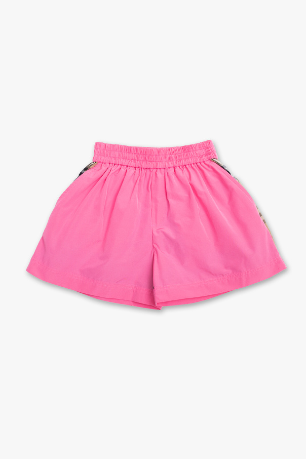 burberry item Kids Checked shorts