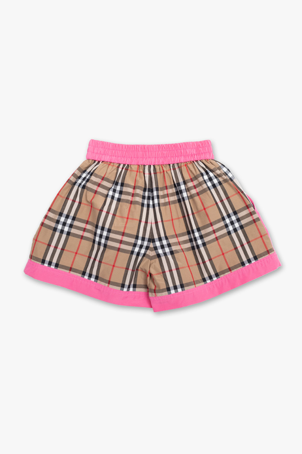 Burberry Jackets Kids Checked shorts