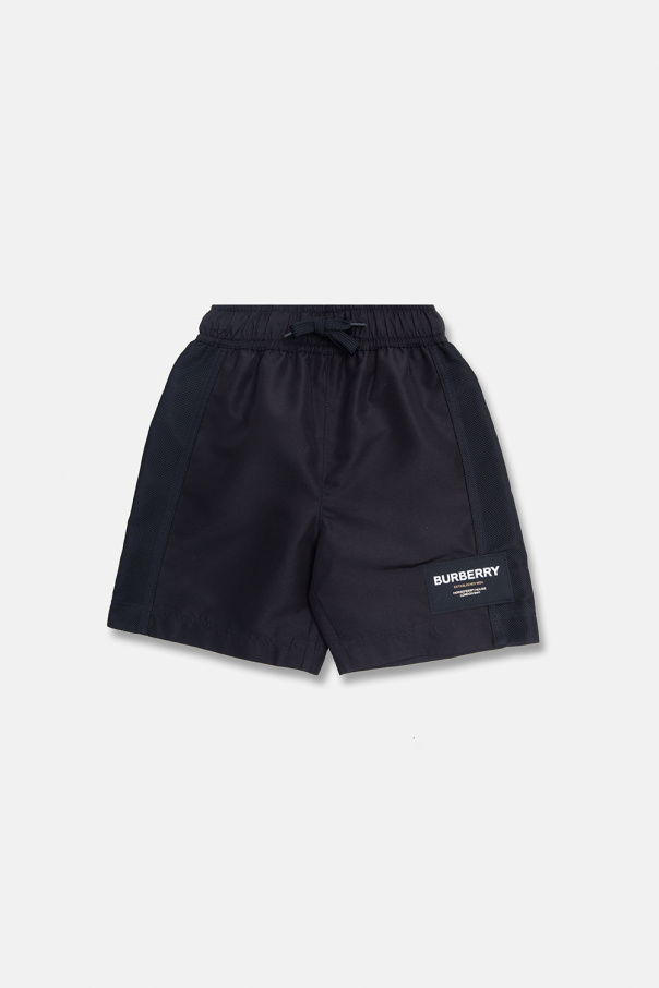 Burberry Kids ‘Malcolm’ swim shorts with logo