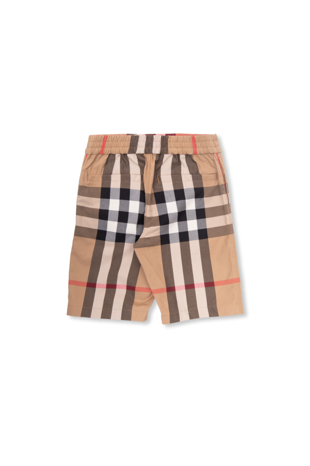 Burberry fringed Kids Cotton shorts