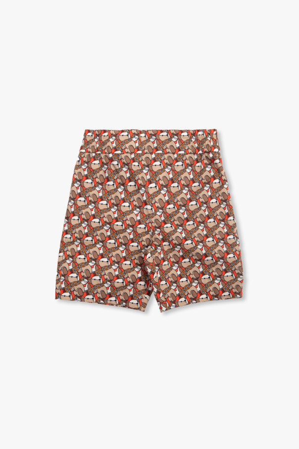 Shorts with Thomas Bear pattern od Burberry Kids