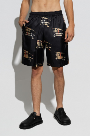 Burberry ‘Bradeston’ silk shorts