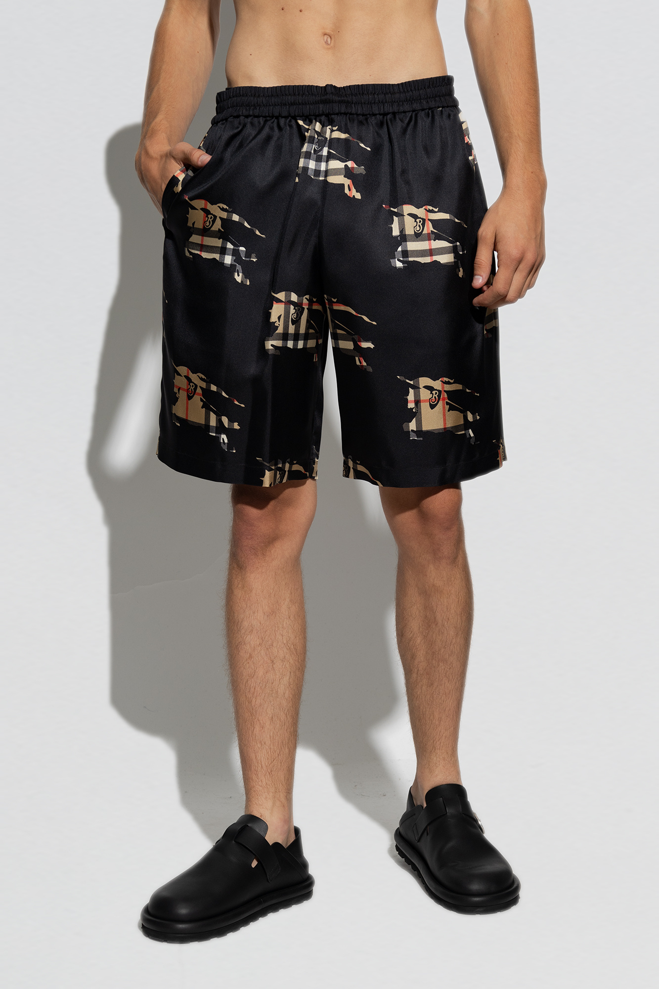 burberry accessories ‘Bradeston’ silk shorts