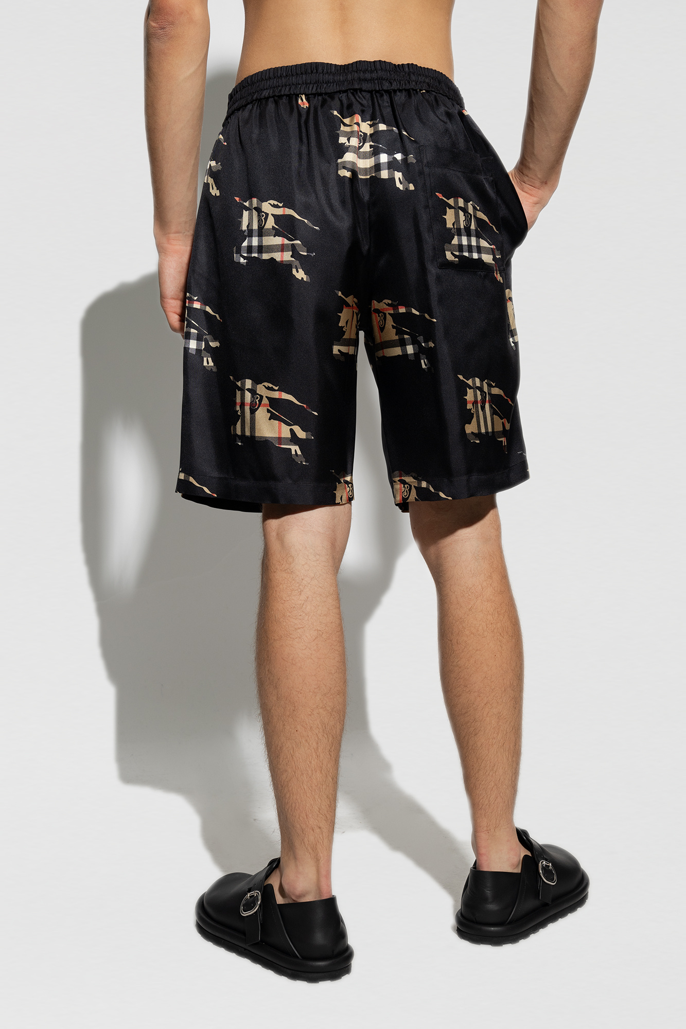 burberry accessories ‘Bradeston’ silk shorts