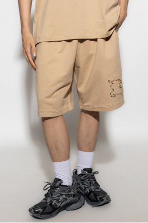 Burberry memories Shorts with logo