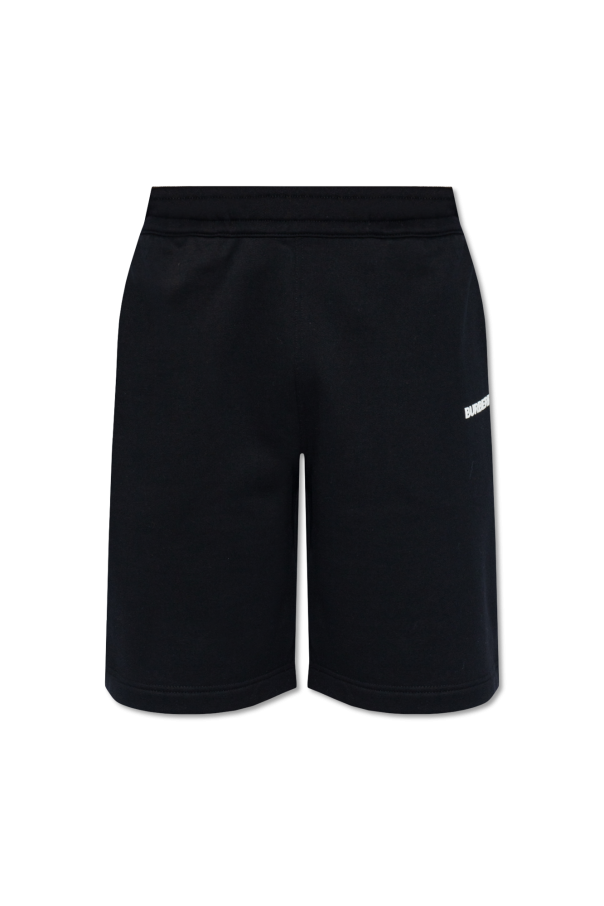 burberry denim Shorts with logo