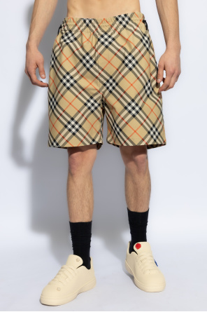 Burberry Check pattern shorts