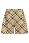 Burberry Check pattern shorts