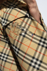 Burberry beige Check pattern shorts