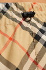 Burberry beige Check Pattern Shorts