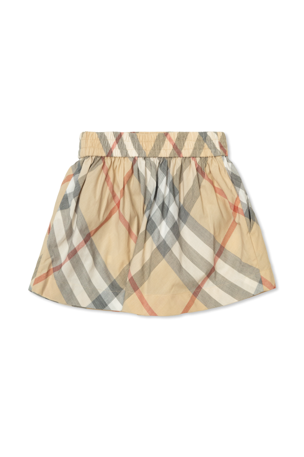 Burberry Kids Check Pattern Shorts